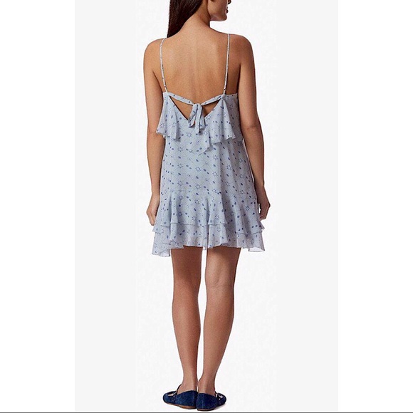 Avec les Filles “Dylan” blue slip dress sundress - Picture 7 of 8